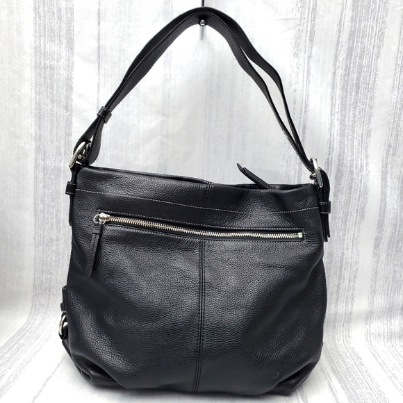 Coach 15064 Soho Black Pebbled Leather Convertible Crossbody Bag - Picture 2 of 16